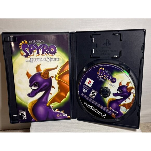 The Legend Of Spyro CASE AND MANUAL ONLY Game Damaged PlayStation 2 READ - Picture 3 of 3